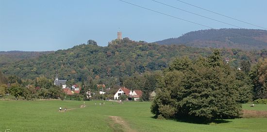 Blick durchs Liederbachtal nach Königstein