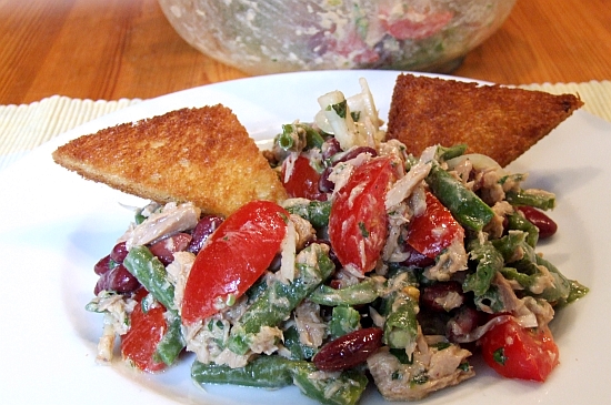 Foto: Zweierlei-Bohnen-Salat mit Thunfisch