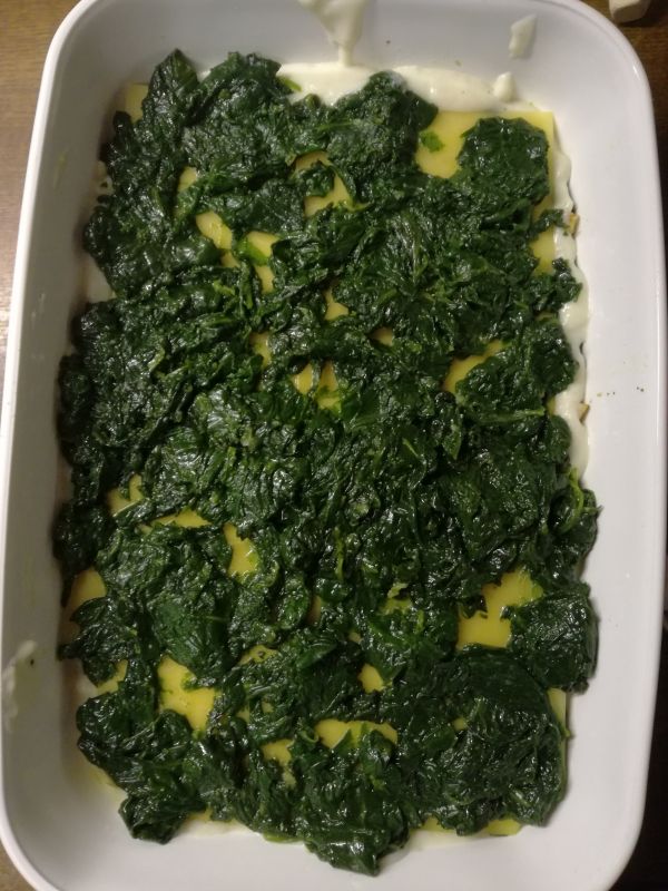 Vegetarische Spinatlasagne mit Gorgonzola und Walnüssen | Lotta ...